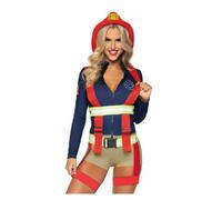 (L (44-46)) Luxury sexy firefighter shorts costume for women