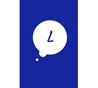L: 6 x 9 Journal Notebook, Personalized Initial "L" Monogram Comic Book Bubble, Blue Cover , Blank Lined Journal (Diary, Daily Planner) , 110 Durable Pages, Journal to Write In