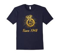 (L) 69th Wedding Anniversary Gifts Mr & Mrs Since 1948 T-Shirt-Father's Day