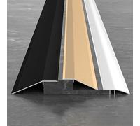 L 90cm Aluminium Threshold Transition Strip, Carpet Gap Cover Floor Edging Trim, Doorways Threshold Ramp Reducer, W 42/70/100mm(Diamond White,W100mm)