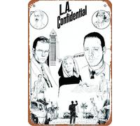 L.A. Confidential (1997) Movie Plaque Poster Metal Tin Sign 8" x 12" Vintage Retro Wall Decor