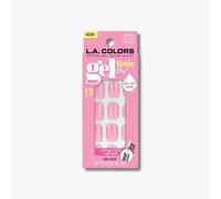 L.A. Girl LA Colours Gel On False NAIL Tips & Glue Kit Girl Talk