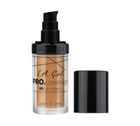 L.A. Girl Pro.Coverage HD Long Wear Illuminating Liquid Foundation Nude Beige