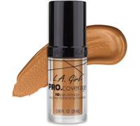 L.A. Girl Pro Coverage Liquid Foundation, GLM647 Warm Beige, 0.95 Fluid Ounce