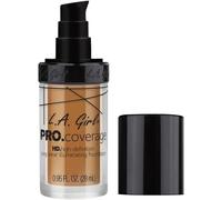 L.A. Girl Pro Coverage Liquid Foundation, GLM651 Bronze, 0.95 Fluid Ounce