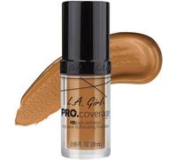 L.A. Girl Pro Coverage Liquid Foundation, GLM651 Bronze, 0.95 Fluid Ounce