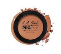 L.A. Girl PRO.Face Matte Pressed Powder, Chestnut GPP614 - Flawless, Long Lasting Matte Finish with Sheer to Buildable Coverage & Oil Control - Cruelty Free, Travel Compact with Mirror and Sponge