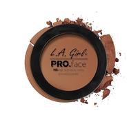 L.A. Girl PRO.Face Matte Pressed Powder, Cocoa GPP615 - Flawless, Long Lasting Matte Finish with Sheer to Buildable Coverage & Oil Control - Vegan, Travel Compact with Mirror and Sponge