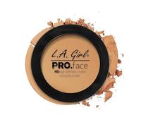L.A. Girl PRO.Face Matte Pressed Powder, True Bronze GPP611 - Flawless, Long Lasting Matte Finish with Sheer to Buildable Coverage & Oil Control - Vegan, Travel Compact with Mirror and Sponge