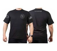 L.A.P.D. SWAT California Flag T-Shirt Black, black, M