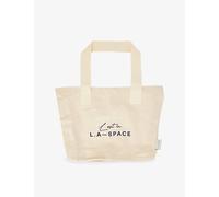 L.A-Space Womens L.A-Space Lost In L.A Space Cotton-Canvas Tote Bag Cream 1Size