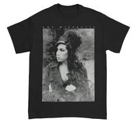 (L) Amy Winehouse Flower Portrait T-Shirt