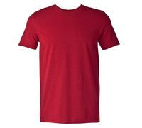 (L, Antique Cherry Red) Gildan Mens Short Sleeve Soft-Style T-Shirt