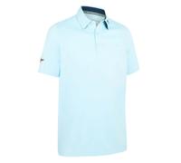 (L, Arctic Paradise) Callaway Golf Mens 2025 Chev Odyssey Moisture Wicking Recycled Polo Shirt
