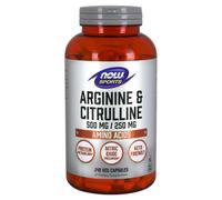 NOW Foods Arginine & Citrulline Capsules 240 Capsules
