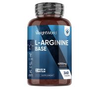 L-Arginine Tablets 1000 mg 180 Tablets Ideal for Overall Well-being WeightWorld UK