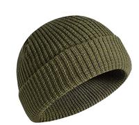 (L, Army Green) Reflective Beanie - Winter Warm Reflective Running Beanie,Winter Warm Knit Hat Caps, Versatile High Visibility Beanie for Cyclists, Runners
