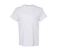 (L, Ash Grey) Gildan Mens Heavy Cotton Short Sleeve T-Shirt (Pack Of 5)