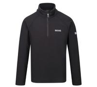 (L, Ash) Regatta Great Outdoors Mens Kenger Half Zip Honeycomb Fleece