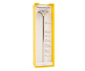 L’ATELIER DU VIN - Wine Thermometer - Stainless Steel - Savor your Wine at the Right Temperature