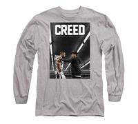 (L, Athletic Heather) Creed Unisex Adult Poster Long-Sleeved T-Shirt