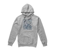 (L, Athletic Heather) Sesame Street Unisex Adult Friends Since 1969 Heather Hoodie