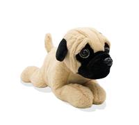 L&B Super Cute Lying Pug Cuddly Toy, Plush 23 cm