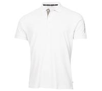 (L, Billiant White) Calvin Klein Mens Club Golf Lightweight Breathable Wicking Polo Shirt