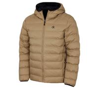 (L, Biscuit Lightweight) Calvin Klein Mens 2026 San Gabriel Padded Woven Jacquard Jacket
