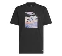 (L, Black) Adidas Mens Galaxy Logo T-Shirt