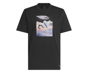 (L, Black) Adidas Mens Galaxy Logo T-Shirt