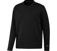 (L, Black) Adidas Unisex Adult Blank Crew Neck Sweatshirt