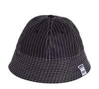 (L, Black) Adidas Womens/Ladies Originals Pinstripe Casual Bucket Hat