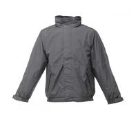 (L, Black/Ash) Regatta Dover Waterproof Windproof Jacket (Thermo-Guard Insulation)