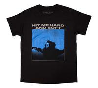 Rock Off officially licensed products Billie Eilish Hit Me Hard and Soft Tracklist T Shirt L Black