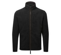 (L, Black/Brown) Premier Mens Artisan Fleece Jacket