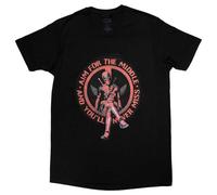 Deadpool Aim For The Middle Logo T Shirt Marvel Black L
