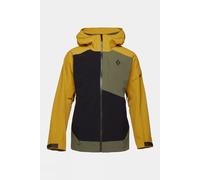 L Black Diamond Mens Recon Stretch Shell Ski Jacket Green Size