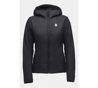 L Black Diamond Womens First Light Stretch Hoody Jacket Black Size