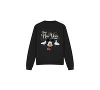 (L, Black) Disney Unisex Adult Mickey Mouse New Year Sweatshirt