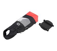 L Black Dog Scooter for Back Legs, Mobility Aid with Breathable Mesh, Stainless Steel Frame, Silent Wheels, Adjustable Collar for Pets with Limited Mobility, Suitable for Pets 13-18 lbs / 6.5-9 kg