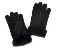(L, Black) Eastern Counties Leather Womens/Ladies Sheepskin Winter Gloves