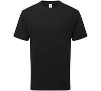 (L, Black) Fruit of the Loom Unisex Adult Cotton T-Shirt