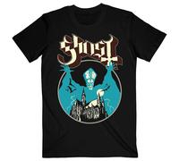 Ghost Men's T-Shirt Opus Regular Fit Round Collar Short Sleeve Black Large
