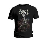 (L, Black) Ghost Unisex Adult Dance Macabre T-Shirt