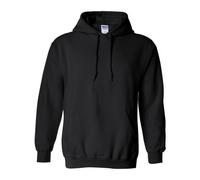 Gildan Men's Heavy Blend Adult Hooded Sweatshirt Hoodie in Black | Size: Large Gildan Black L