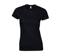 (L, Black) Gildan Womens/Ladies Softstyle Ringspun Cotton T-Shirt