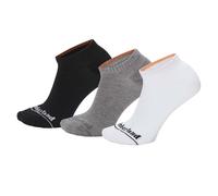 Timberland Unisex Adult Core No-Show Socks (Pack of 3) - Black/Grey/White - Black/Grey/White - L