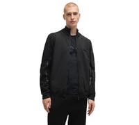 (L, Black) Hugo Boss Mens Zhino Thermal Microstructure Cotton Mix Hybrid Golf Jacket
