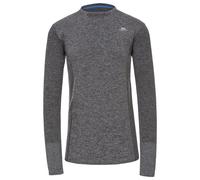 (L, Black Marl) Trespass Mens Timo Long Sleeve Active Top
